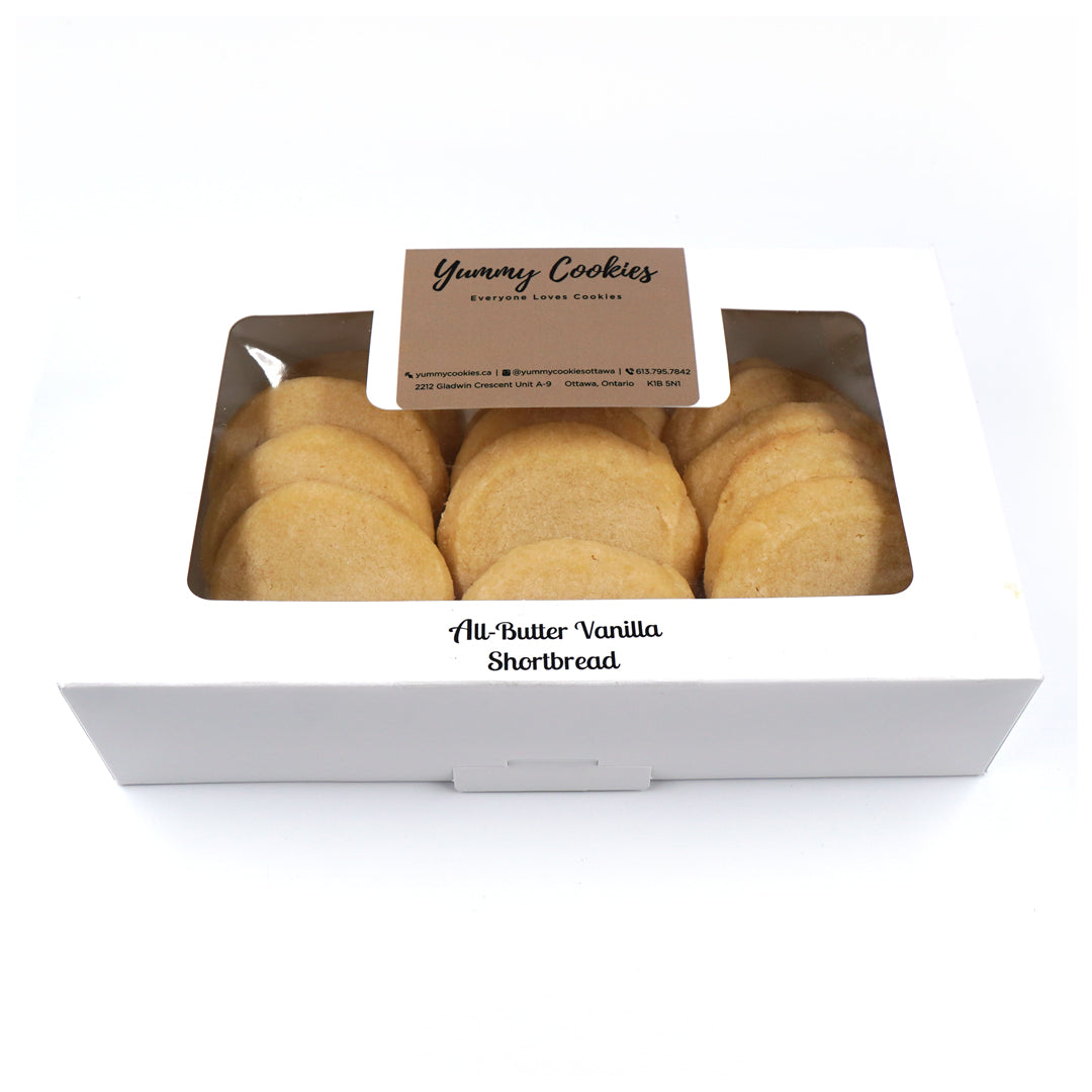 All Butter Vanilla Shortbread (12 cookies) Yummy Cookies Ottawa